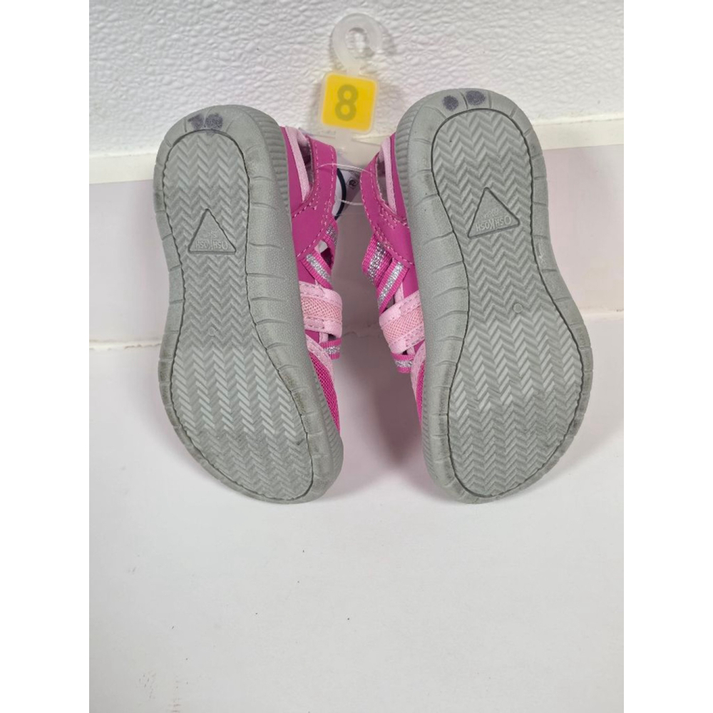 Girls' OshKosh B'gosh Pink & Grey Toddler 8 Sandals‎ - Picture 8 of 9